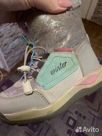 Ботинки зимние для девочки размер 26