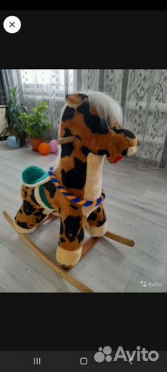 Детская лошадка качалка