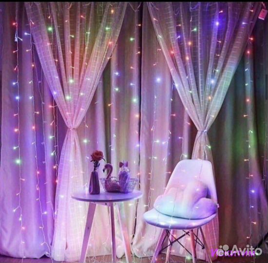 Гирлянда штора