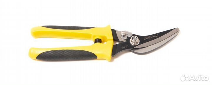 Ножницы для листового металла 0,8мм изогнутые, с в