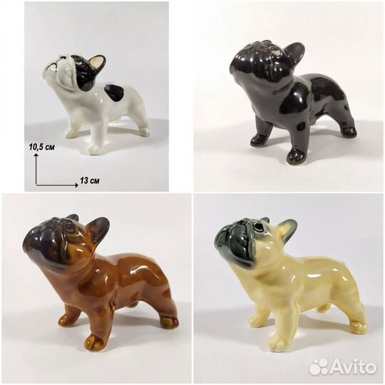Коллекционная фигурка собаки фарфор