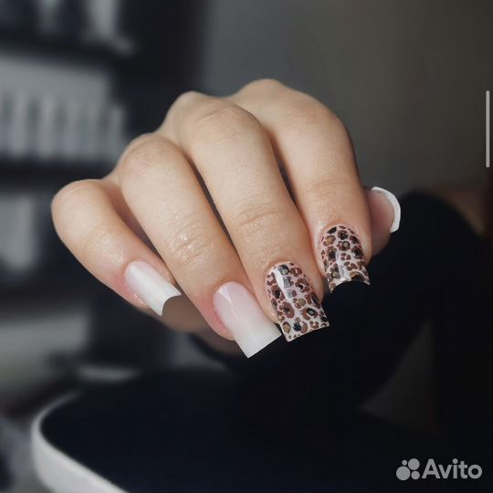 Маникюр Наращивание Гель лак