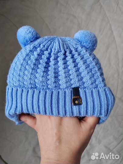 Шапка зимняя на малыша новая