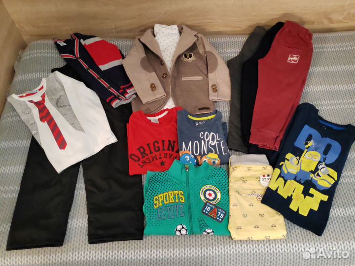 Пакет вещей для мальчика 92, 98,104