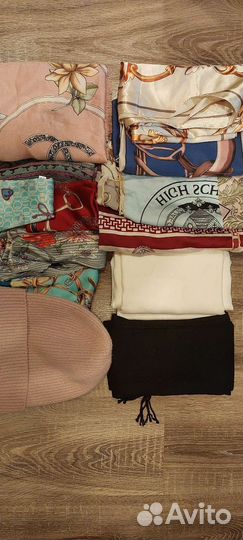 Шарфы, шапка, платки и косынки