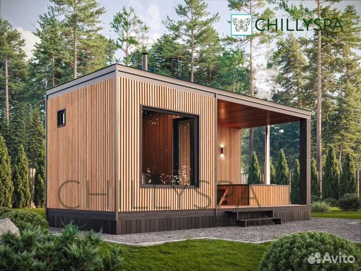 Модульная баня с фуракко с доставкой