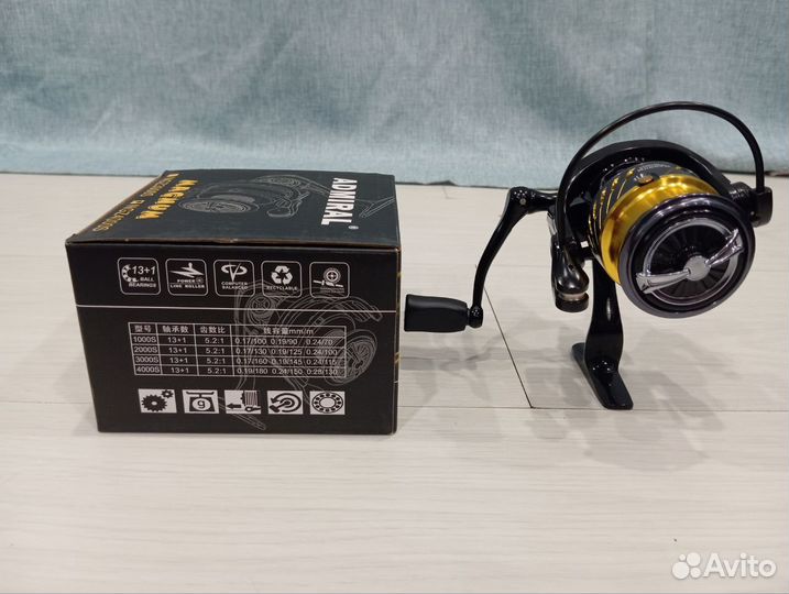 New 2024/ Катушка Admiral Magnum/ 13+1