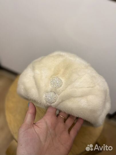 Шапка норковая женская