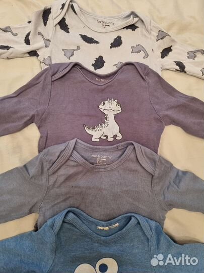 Боди с длинным рукавом 80