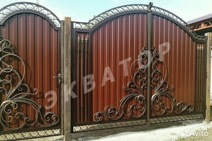 Кованые ворота