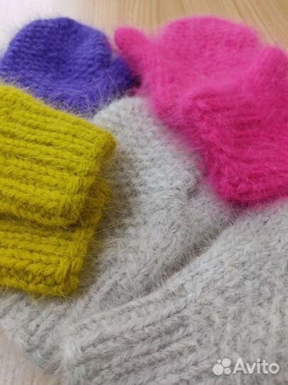 Варежки детские от 9 месяцев до 4 лет