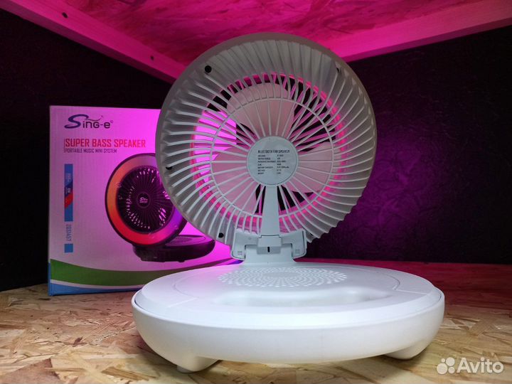 Вентилятор 5 В 1 со встроенной колонкой bluetooth