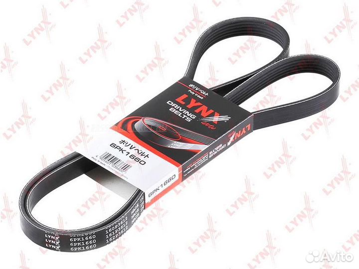 Lynxauto 6PK1660 Ремень поликлиновый