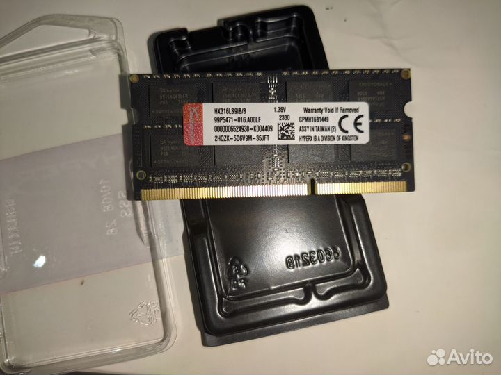 Оперативная память Kingston HyperX DDR3 8 gb