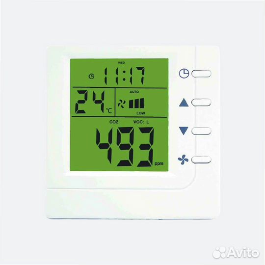 Контроллер вентиляции с датчиком углекислого газа