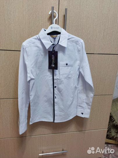 Рубашка для мальчика 140 новая