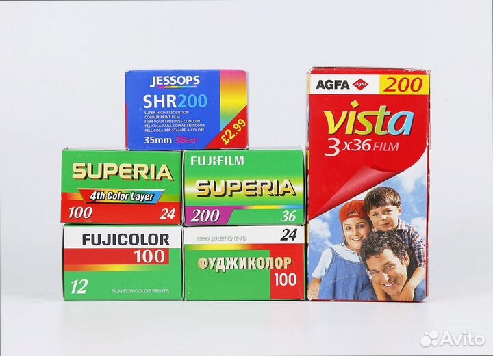 Фотоплёнка Fujicolor, Kodak, Ilford, Agfa, Konica