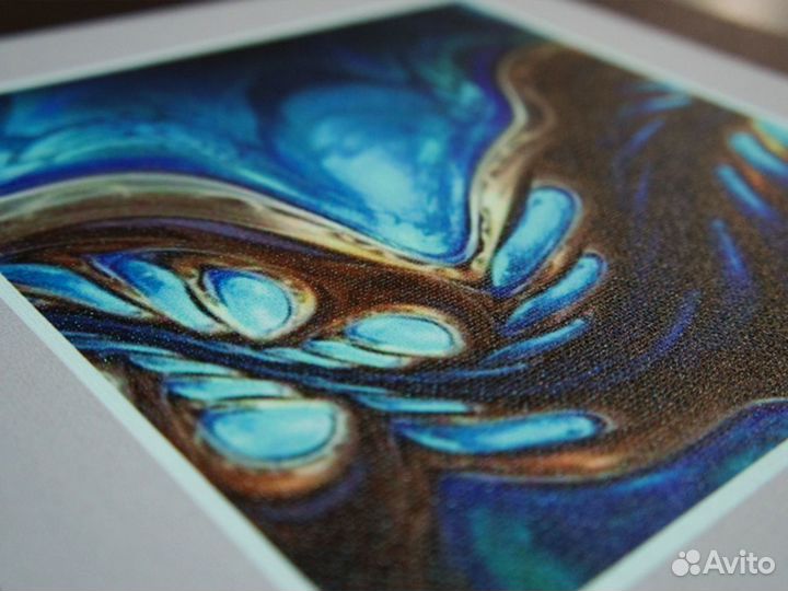 Холст с уф-печатью для оформления помещений