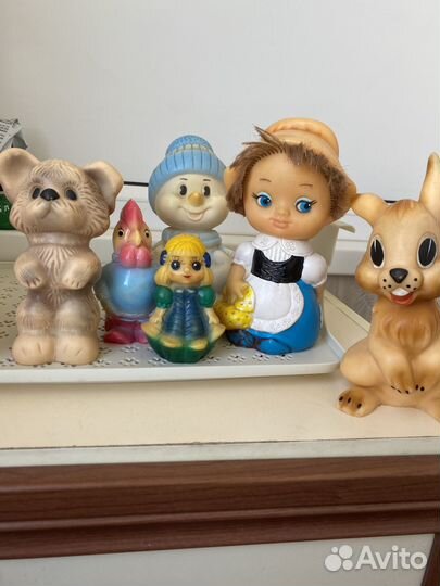 Резиновые игрушки СССР