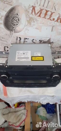 Штатная магнитола на toyota corolla 150