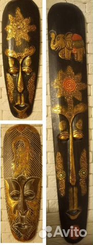 Маски Индонезия, дерево