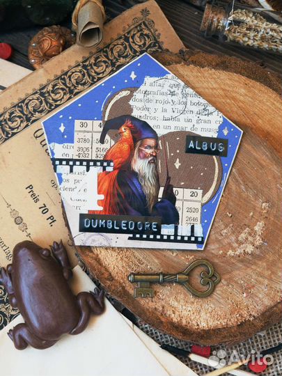 Карточки шоколадных ляшушек Гарри Поттер