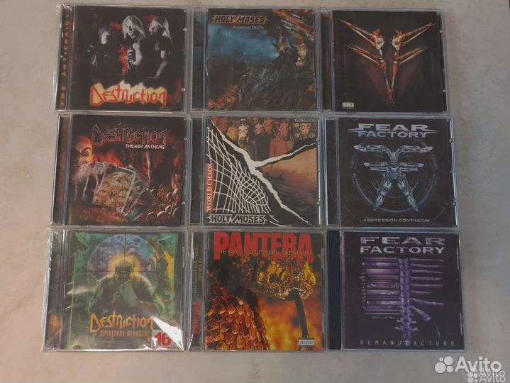 CD диски Thrash Metal, Industrial metal