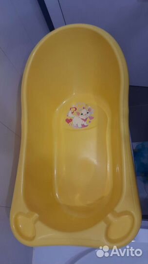 Ванна для купания с горкой + горшок