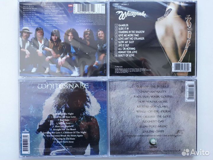 CD диски Whitesnake