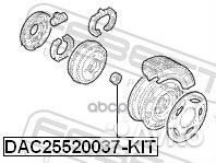 Подшипник ступицы, комплект DAC25520037-KIT Febest