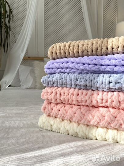 Детский плед ручной работы