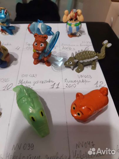 Игрушки из Киндер сюрприза 90х, 2000х, 2010-го