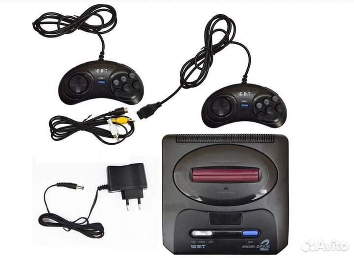 Sega Mega Drive 2 (16 Bit) приставка игровая Сега