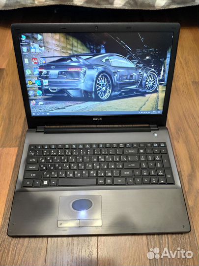 Ноутбук dexp CLV-950 (4 ядра, 4гб памяти, 500 HDD)