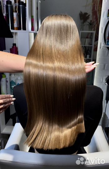 Кератиновое выпрямление, ботокс волос,нанопластика