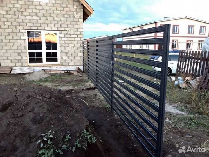 Забор жалюзи