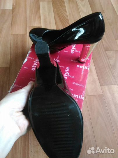Туфли черные, размер 37,5
