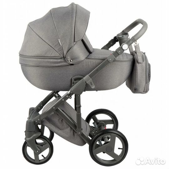 Коляска Adamex 3 в 1 экокожа