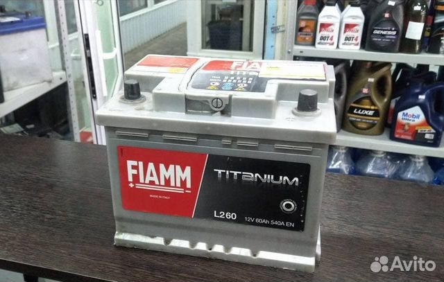 Аккумулятор Fiamm 60Ah 500A (Италия) 242*175*190