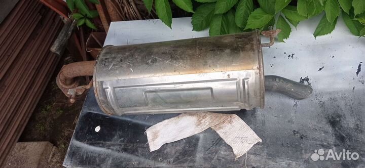 Глушитель на hyundai Getz