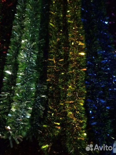 Мишура новогодняя