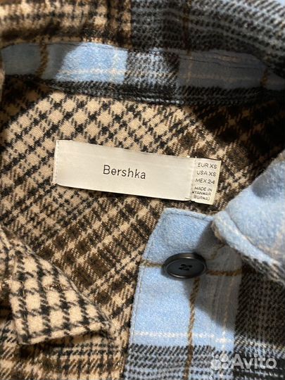 Рубашка в клетку bershka