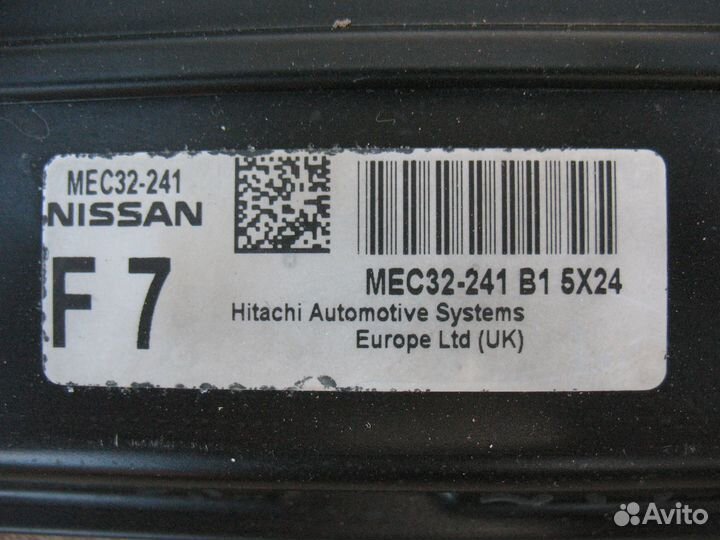 Блок управления двигателем QG18 Nissan Almera N16