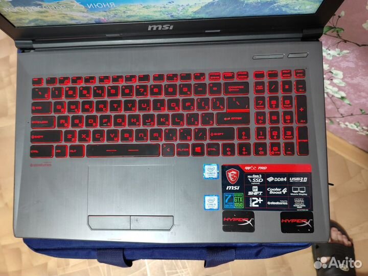 Игровой ноутбук MSI