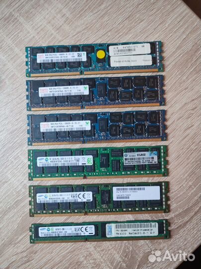 8gb DDR3 rdimm серверная, остатки