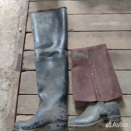 Резиновые сапоги рыбацкие