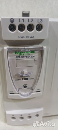 Аbl8 WPS24200 Блок питания 3х380-500VAC 24VDC 20A