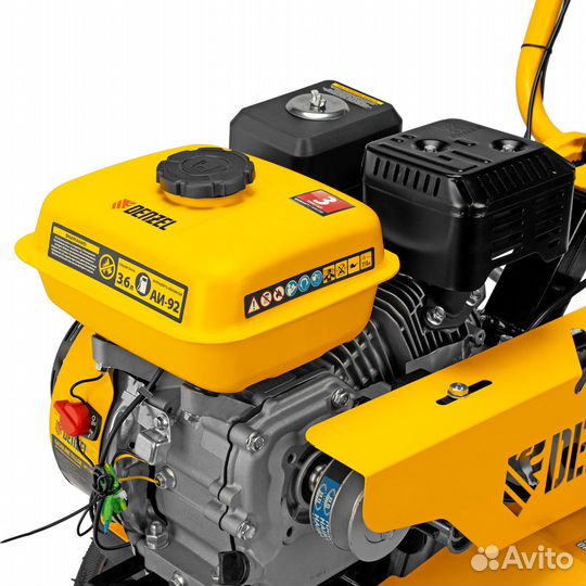 Мотоблок DPT-170S, 7 л.с., передачи 2В/1Н Denzel