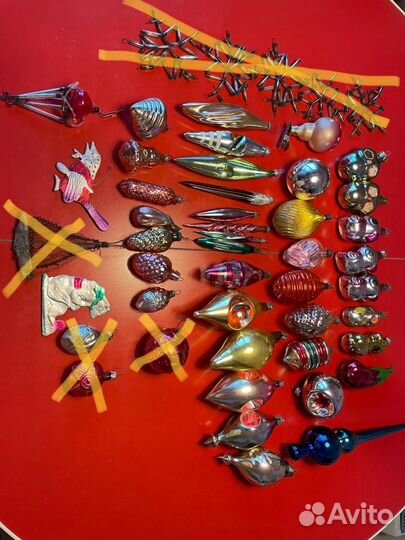 Елочные украшения из СССР