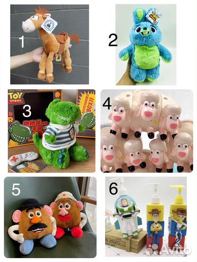 История игрушек, аксессуры, игрушки дисней